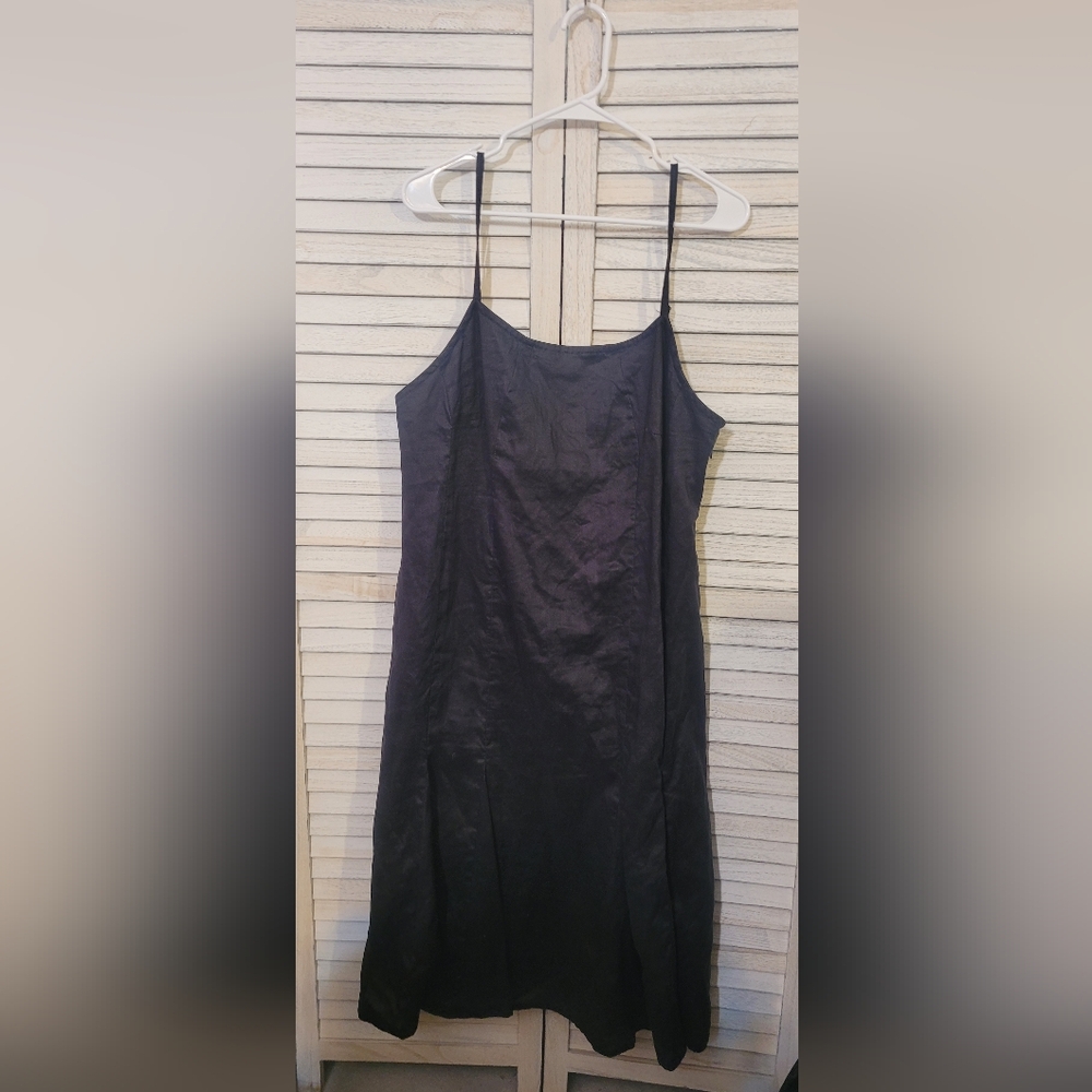Black Linen Dress